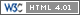 Valid HTML 4.01